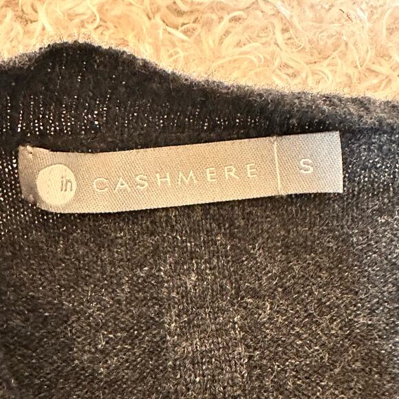 Cashmere Open Front Cardigan Trumpet Sleeves Sz S - Picture 4 of 9